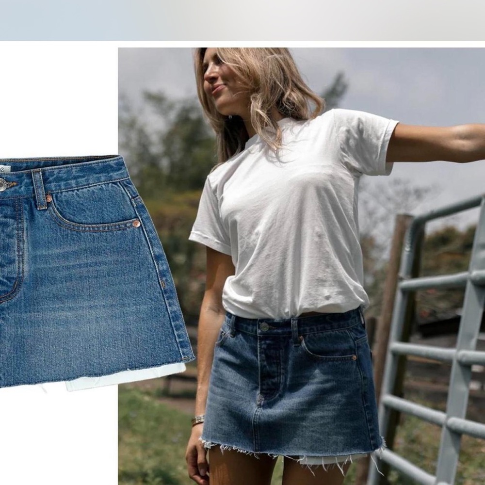 Denim Mini Skirt